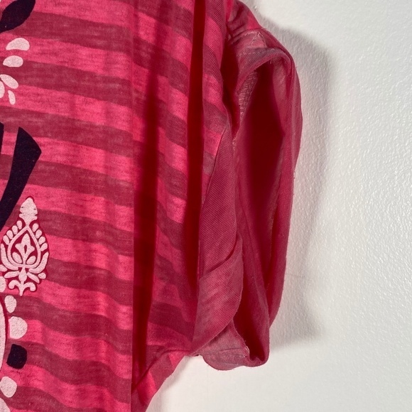 Custo Barcelona Celebration Pink Embroidered Tee S - Picture 6 of 10